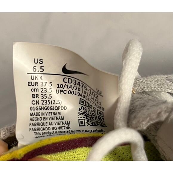 Nike Space Hippie 04 Sustainable Sneakers Gray Blue Women’s Size 6.5 - Picture 5 of 7